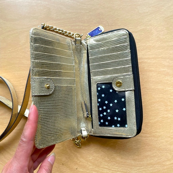 JUICY COUTURE Gold Quilted Clutch - Picture 6 of 8